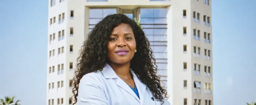 Andin Josephine, PA, MPH, member of the Conquerors Medical Center clinical team.